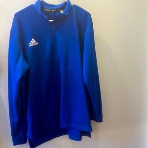 Adidas quarter zip sweatshirt men’s XL royal blue
